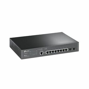 Switch cu 8 porturi RJ45 TP-Link TL-SG3210, 14.89Mpps, 8000 MAC, 2 sloturi Gigabit SFP imagine
