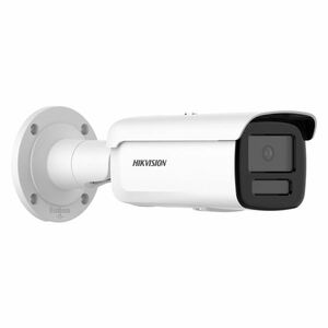 Camera supraveghere IP exterior cu iluminara duala Hikvision ColorVu Hybrid Light DS-2CD2T87G2H-LI(EF), 8 MP, IR/lumina alba 60 m, 2.8 mm, slot card, PoE imagine