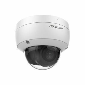 Camera supraveghere de interior IP Dome Hikvision AcuSense DS-2CD2123G2-IU(2.8MM)(D), 2MP, IR 30 m, 2.8 mm, slot card, microfon, PoE imagine