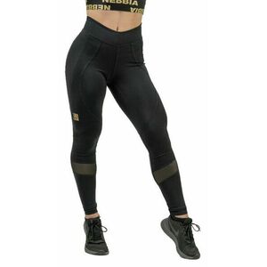 Nebbia High Waist Push-Up Leggings INTENSE Heart-Shaped Black/Gold XS Fitness pantaloni imagine