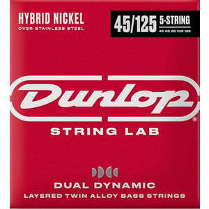 Dunlop DBHYN45125 String Lab Hybrid Nickel imagine