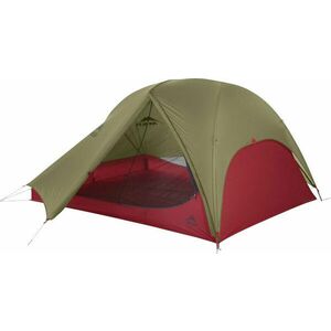 MSR FreeLite 3-Person Ultralight Backpacking Tent Green/Red Cort imagine