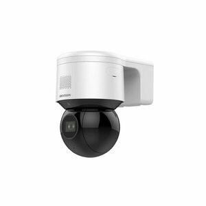 Camera supraveghere rotativa PTZ wireless IP WiFi Hikvision DS-2DE3A404IWG-E/W, 4 MP, 2.8-12 mm, IR 50 m, lumina alba 6 m, slot card, microfon si difuzor, PoE imagine