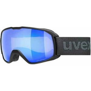 UVEX Xcitd Black Mat Mirror Blue/CV Green Ochelari pentru schi imagine