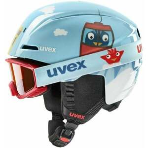 UVEX Viti Set Junior Light Blue Birdy 51-55 cm Cască schi imagine