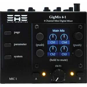 Elite Acoustics GigMix 4-1 Mixer digital imagine