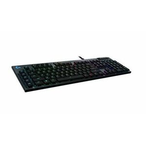 Tastatura Gaming Mecanica Logitech G815, Lightsync RGB Clicky, Switch Tactil, USB (Negru) imagine