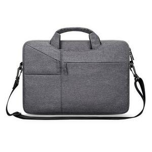 Geanta laptop 14 inch Tech-Protect Pocket Bag Dark Grey imagine