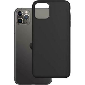 Husa de protectie 3MK Matt Case pentru Iphone 11 Pro, 1.2mm, Negru imagine