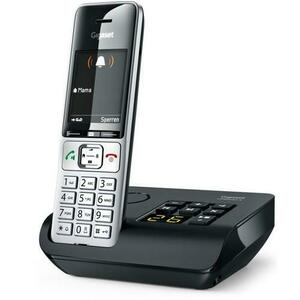 Telefon DECT fara fir Gigaset COMFORT 500A, SMS, Hands Free (Argintiu/Negru) imagine
