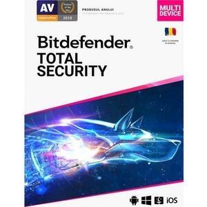Bitdefender Total Security, 5 PC, 2 ani, Licenta noua, Retail imagine