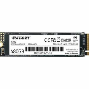 SSD Patriot P310 480GB PCI Express 3.0 x4 M.2 2280 imagine