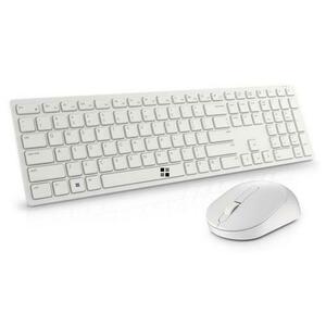 Kit Tastatura si Mouse wireless Dell Pro KM5221W, Layout US Intl (Alb) imagine