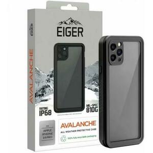 Protectie spate Eiger Avalanche pentru Apple iPhone 14 Pro (Negru) imagine