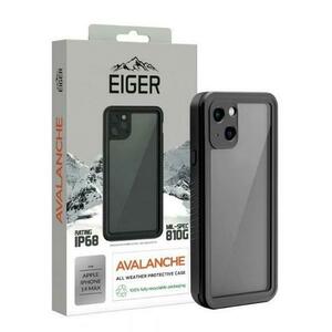 Protectie spate Eiger Avalanche pentru Apple iPhone 14 Plus (Negru/Transparent) imagine