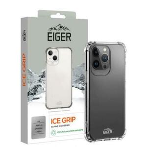 Protectie Spate Eiger Ice Grip pentru Apple iPhone 14 Pro (Transparent) imagine