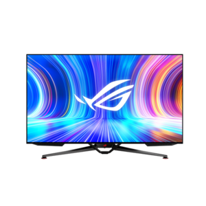Monitor Gaming OLED ASUS ROG Swift 47.53inch PG48UQ, Ultra HD (3840 x 2160), HDMI, DisplayPort, Nvidia G-Sync, Boxe, 138 Hz, 0.1 ms (Negru) imagine