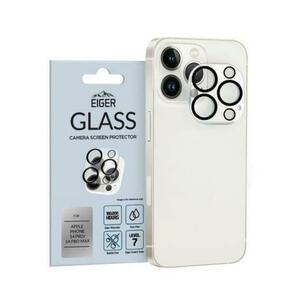Folie Sticla Camera Eiger 3D Glass pentru Apple iPhone 14 / iPhone 14 Pro (Transparent) imagine