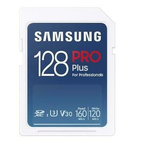Card de memorie Samsung PRO Plus MB-SD128K/EU, SDXC, 128GB, UHS-I U3, V30, Clasa 10 imagine