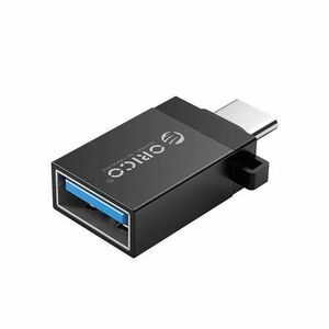 Adaptor OTG Orico CBT-UT01, USB 3.0 Type-C male – USB Type-A female (Negru) imagine