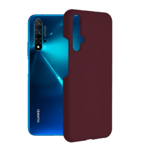 Protectie Spate Techsuit Soft Edge Silicone pentru Huawei Nova 5T / Honor 20 (Violet) imagine