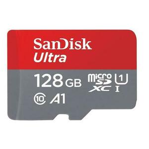 Card de memorie SanDisk Ultra microSDXC, 128GB, UHS-I, 140MB/s + Adaptor SD imagine