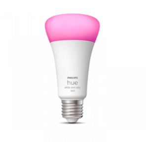 Bec LED Philips HUE alb color 13.5W(100W) E27, 2000-6500K+16 mil culori, 1600lm imagine
