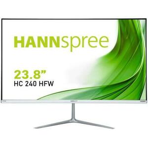Monitor ADS LED Hannspree 23.8inch HC240HFW, Full HD (1920 x 1080), VGA, HDMI, Boxe (Alb) imagine