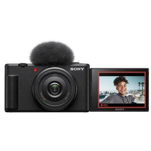 Camera compacta pentru vlogging Sony ZV-1F, Ultrawide, 4K, 20 MPx, F2.0, Bluetooth (Negru) imagine