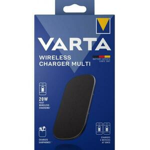 Incarcator Wireless Varta Charger Multi, Quick Charge, 20W, (Negru) imagine
