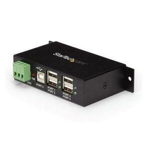 Hub USB StarTech ST4200USBM, 4 porturi, 480 Mbps (Negru) imagine