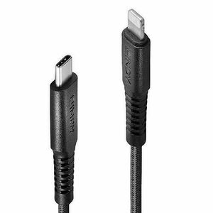 Cablu de date Lindy LY-31288, USB-C - Lightning, 3m, Negru imagine