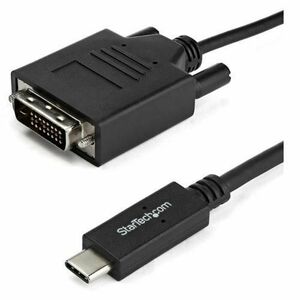 Cablu StarTech CDP2DVIMM2MB, DVI-D, USB-C, 2m (Negru) imagine