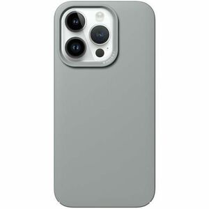 Husa Nudient Thin compatibila cu iPhone 14 Pro, Gri imagine