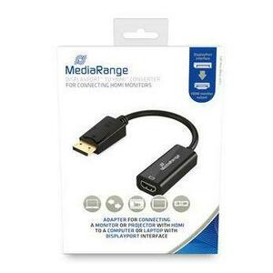 Convertor MediaRange MRCS177, HDMI™/DisplayPort™, 18 Gbit/s, 20 cm (Negru) imagine