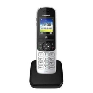 Telefon DECT Panasonic KX-TGH720GS, Caller ID, Robot telefonic (Negru/Argintiu) imagine