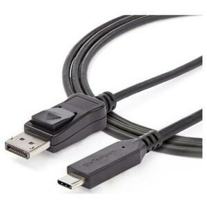 Cablu StarTech CDP2DP146B, DisplayPort, USB-C, 1.8m, 8K (Negru) imagine