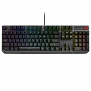 Tastatura Gaming Mecanica ASUS Strix Scope PBT , ROG RX Red, Iluminare RGB (Negru) imagine