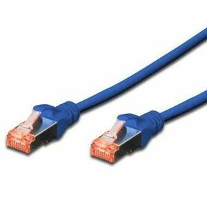 Cablu SFTP Digitus DK-1644-005/B, RJ45, Cat 6, 0.5m (Albastru) imagine