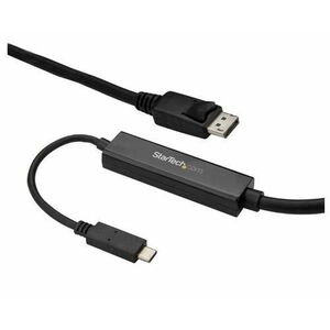 Cablu StarTech CDP2DPMM3MB, DisplayPort 1.2, USB-C, 3m, 4K (Negru) imagine