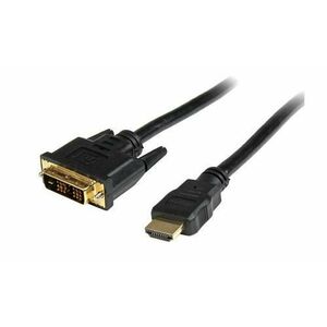 Cablu StarTech HDDVIMM50CM, HDMI, DVI-D, 0.5m (Negru) imagine