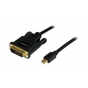 Cablu StarTech MDP2DVIMM6BS, Mini DisplayPor, DVI, 1.8m (Negru) imagine