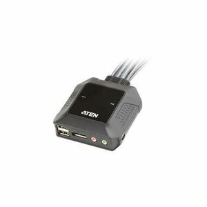 Switch KVM Aten CS22DP, 2 porturi, DisplayPort, USB, Negru imagine