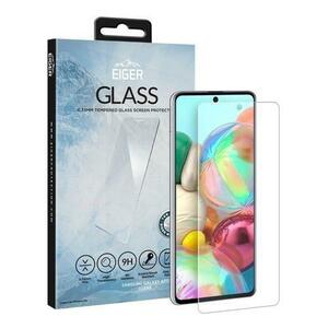 Folie Sticla Temperata Eiger pentru Samsung Galaxy A71, 9H, 2.5D, 0.33mm (Transparent) imagine