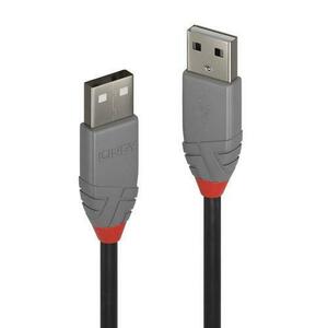 Cablu de date Lindy LY-36691, 0.5m, USB 2.0 Type A imagine