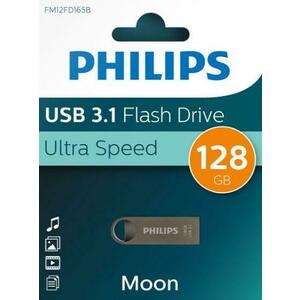 Stick USB Philips Moon Space, 128GB, USB 3.1 (Gri) imagine