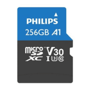 Card de memorie Philips FM25MP65B/00, MicroSDXC, 256GB, Clasa 10, UHS-I U3 + Adaptor SD imagine