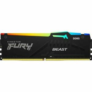 Memorie Kingston FURY Beast RGB, DDR5, 8GB, 5600MHz, CL36, 1.35V imagine