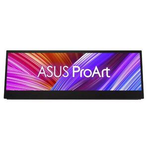 Monitor Portabil IPS LED ASUS ProArt 14inch PA147CDV, Full HD (1920 x 550), HDMI, USB Type-C, Touchscreen, Pivot, Boxe (Negru) imagine