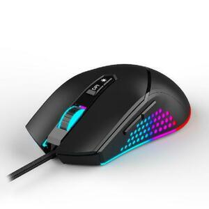 Mouse Gaming Spacer SPGM-ALIEN-NOVA, USB, 12.000 dpi, iluminare RGB (Negru) imagine